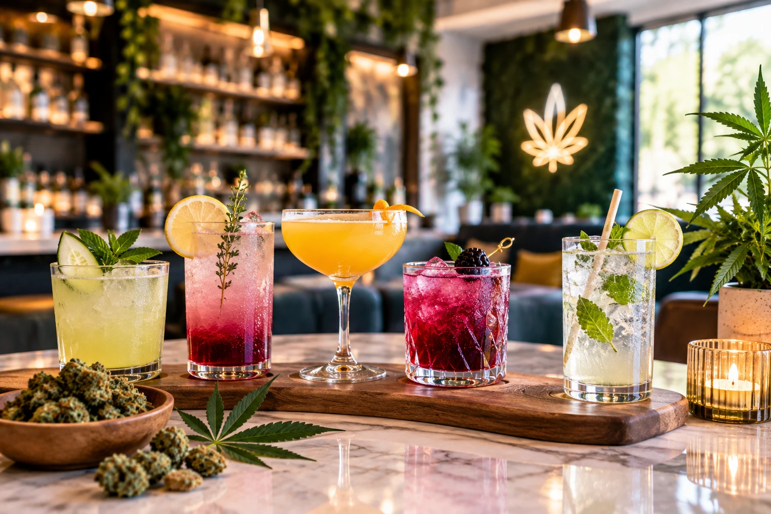 cannabis beverage bar